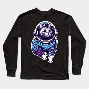 Astronaut cat Long Sleeve T-Shirt